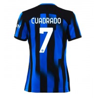 Camisa de time de futebol Inter Milan Juan Cuadrado #7 Replicas 1º Equipamento Feminina 2023-24 Manga Curta